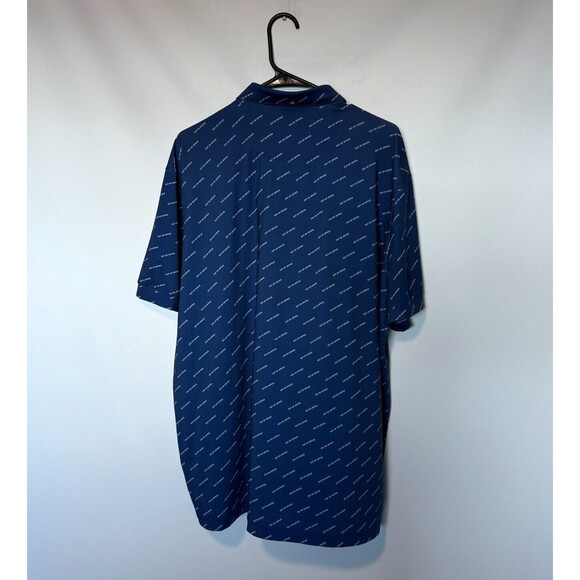 Mizzen+Main Polo Shirt Mens XL Blue Out of Office Performance Stretch Classic - Picture 9 of 11